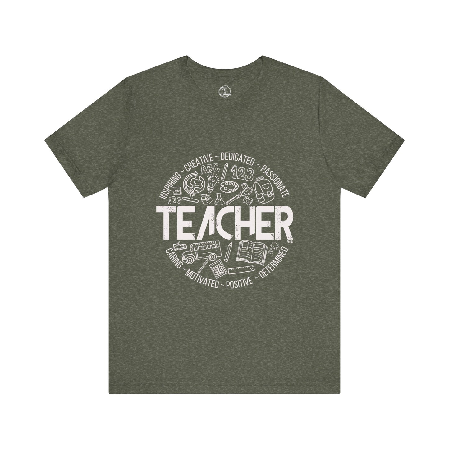 Edgy Teacher Doodles Tee