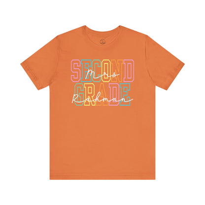 Personalized Second Grade Tees- Rahman