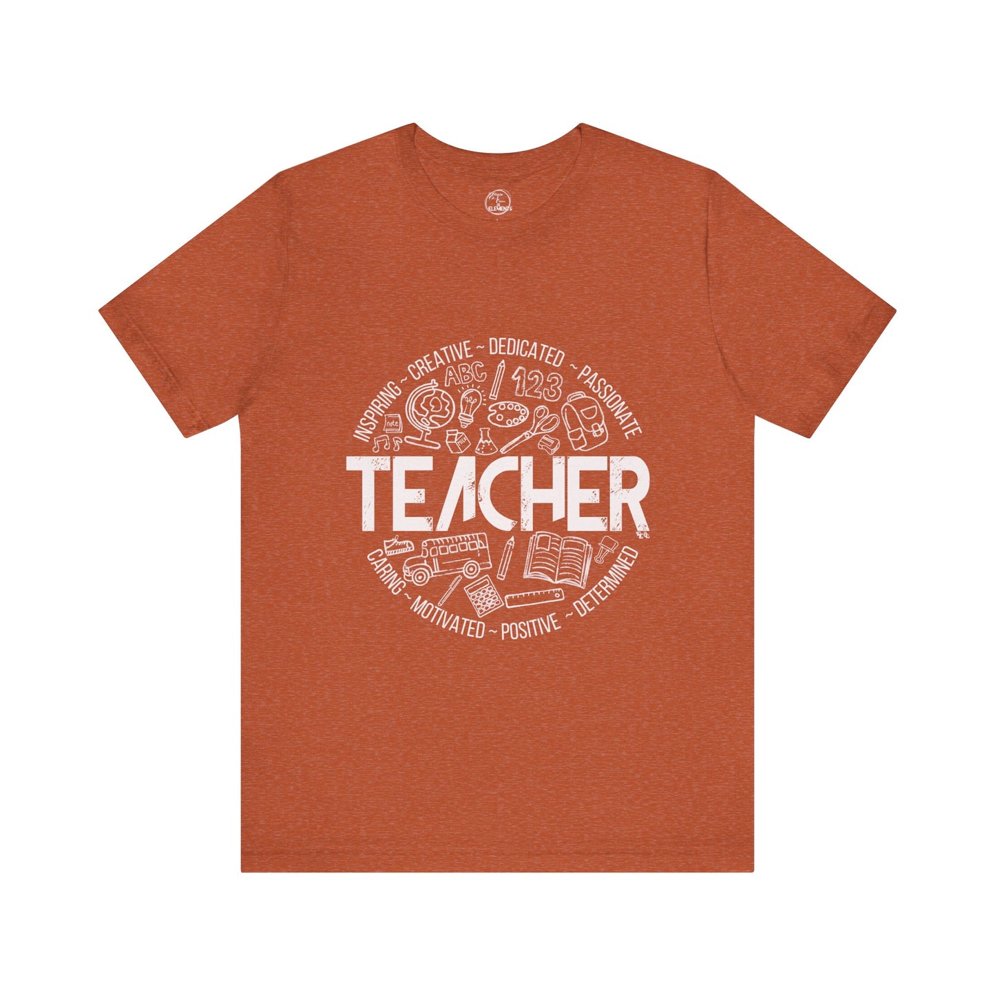 Edgy Teacher Doodles Tee