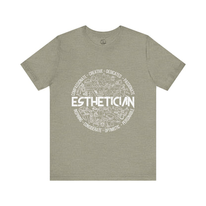 Edgy Esthetician Doodles Tee