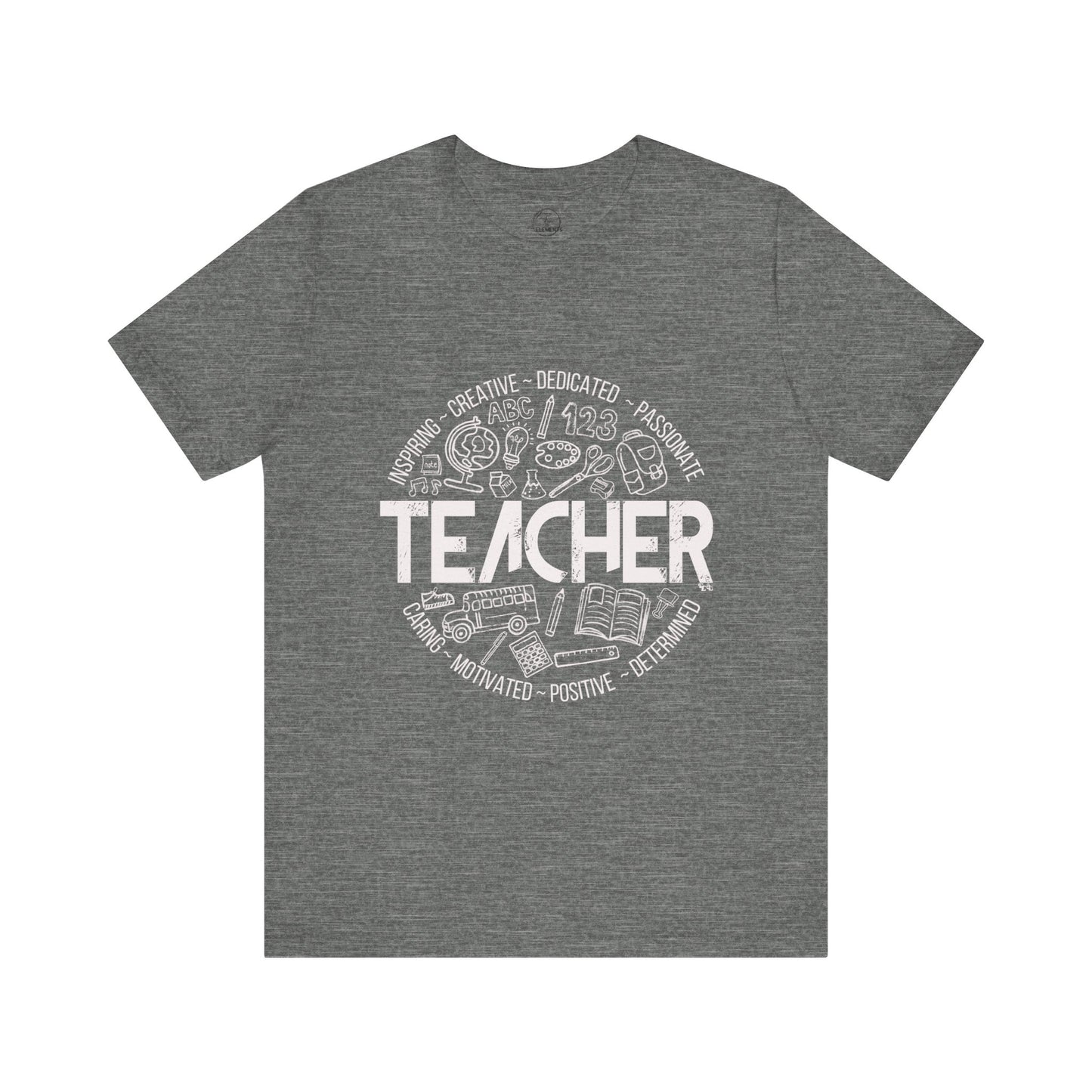 Edgy Teacher Doodles Tee