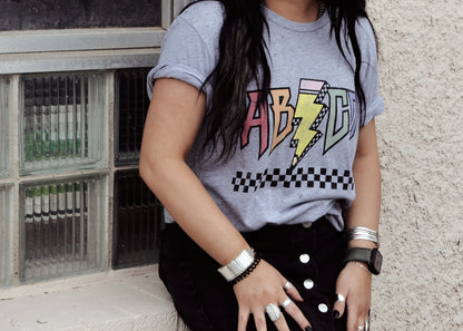 Edgy ABCD Educational Tee